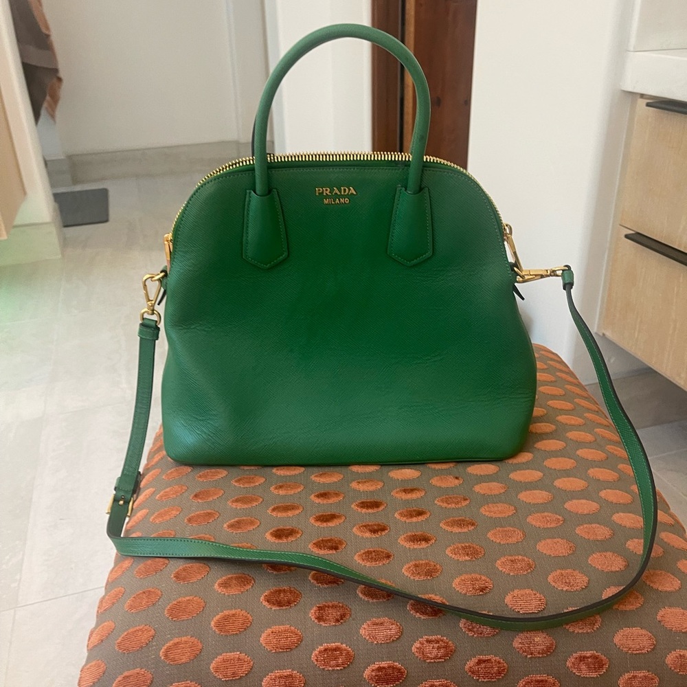Green Prada Bag